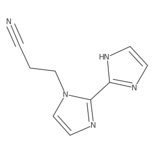 [2,2a(2)-Bi-1H-imidazole]-1-propanenitrile结构式