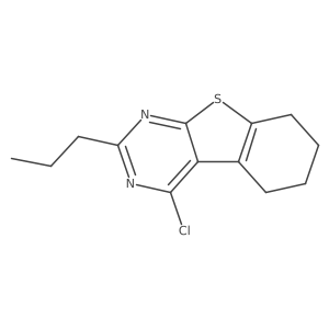 3-Chloro-5-propyl-8-thia-4,6-diazatricyclo[7.4.0.0,2,7]trideca-1(9),2(7),3,5-tetraene Structure
