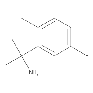2-(5-Fluoro-2-methylphenyl)propan-2-amine结构式