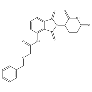 2-Benzyloxy-N-[2-(2,6-dioxo-piperidin-3-yl)-1,3-dioxo-2,3-dihydro-1H-isoindol-4-yl]-acetamide Structure
