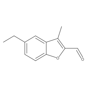5-Ethyl-3-methylbenzofuran-2-carbaldehyde Structure