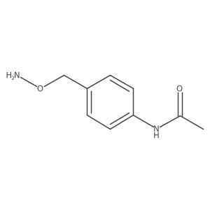 N-{4-[(aminooxy)methyl]phenyl}acetamide Structure