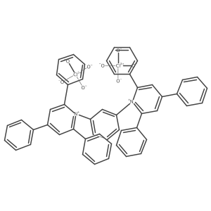 1,1'-(1,3-Phenylene)bis(2,4,6-triphenylpyridinium) diperchlorate Structure