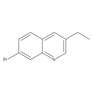 7-Bromo-3-ethylquinoline Structure