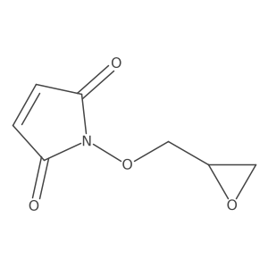 1-(2-Oxiranylmethoxy)-1H-pyrrole-2,5-dione结构式