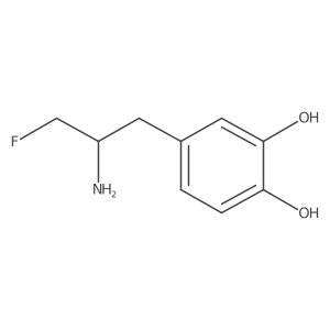 4-(2-Amino-3-fluoropropyl)-1,2-benzenediol结构式