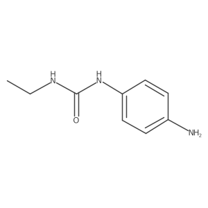 Urea, N-(4-aminophenyl)-N'-ethyl- Structure