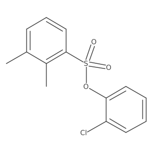2-Chlorophenyl 2,3-dimethylbenzenesulfonate结构式