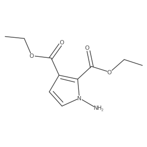 Diethyl 1-amino-1H-pyrrole-2,3-dicarboxylate结构式