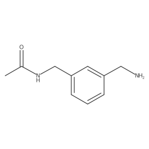 N-{[3-(aminomethyl)phenyl]methyl}acetamide Structure