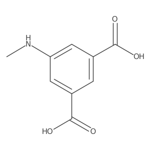5-(Methylamino)benzene-1,3-dicarboxylic acid结构式