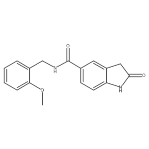 N-(2-Methoxybenzyl)-2-oxoindoline-5-carboxamide Structure