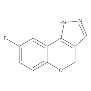 8-Fluoro-2,4-dihydrochromeno[4,3-c]pyrazole Structure