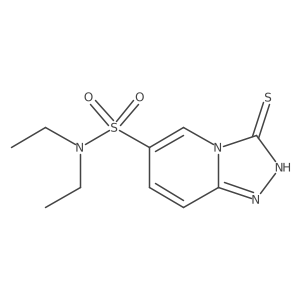 N,N-diethyl-3-mercapto[1,2,4]triazolo[4,3-a]pyridine-6-sulfonamide Structure