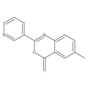 6-methyl-2-(3-pyridinyl)-4H-3,1-benzoxazin-4-one Structure