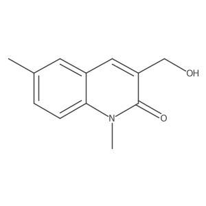 3-(hydroxymethyl)-1,6-dimethylquinolin-2(1H)-one Structure