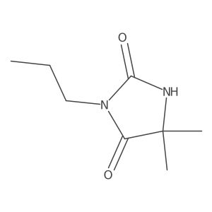 5,5-Dimethyl-3-propylimidazolidine-2,4-dione Structure