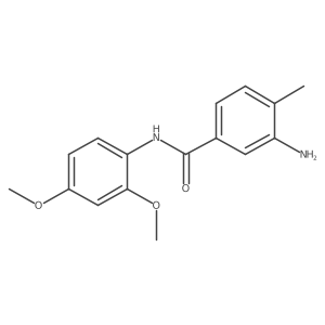 3-Amino-N-(2,4-dimethoxyphenyl)-4-methylbenzamide Structure
