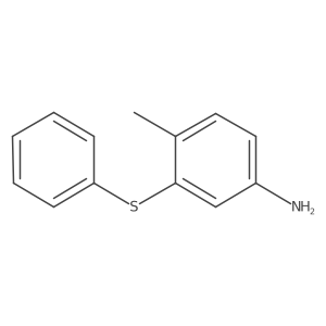 4-Methyl-3-(phenylsulfanyl)aniline结构式