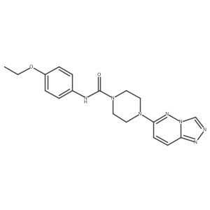 N-(4-ethoxyphenyl)-4-{[1,2,4]triazolo[4,3-b]pyridazin-6-yl}piperazine-1-carboxamide Structure
