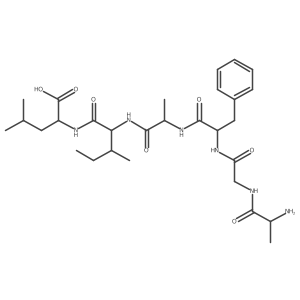 L-Leucine, L-alanylglycyl-L-phenylalanyl-L-alanyl-L-isoleucyl- Structure