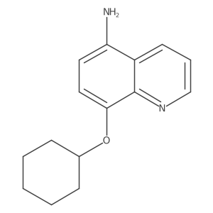 8-(Cyclohexyloxy)-5-quinolinamine Structure
