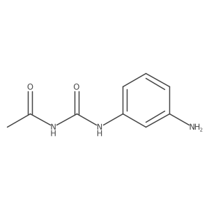 3-Acetyl-1-(3-aminophenyl)urea结构式