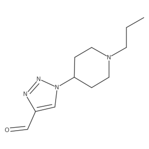 1-(1-propylpiperidin-4-yl)-1H-1,2,3-triazole-4-carbaldehyde结构式