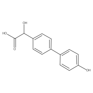 4'-Hydroxy-4-biphenylylglycolic acid Structure