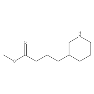 3-Piperidinebutanoic acid methyl ester Structure