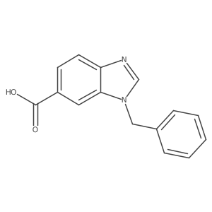 3-Benzyl-1,3-benzodiazole-5-carboxylic acid Structure