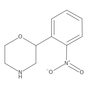 2-(2-Nitrophenyl)morpholine结构式