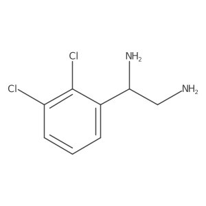 (1R)-1-(2,3-Dichlorophenyl)ethane-1,2-diamine结构式