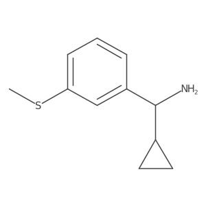 (I+/-S)-I+/--Cyclopropyl-3-(methylthio)benzenemethanamine Structure