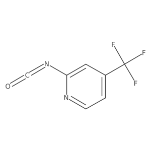 2-Isocyanato-4-(trifluoromethyl)pyridine结构式