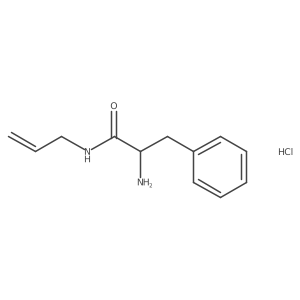 N-Allyl-2-amino-3-phenylpropanamide hydrochloride Structure