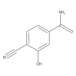 4-Cyano-3-hydroxybenzamide Structure