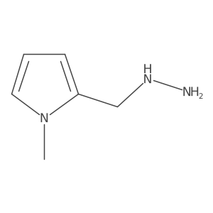 2-(Hydrazinylmethyl)-1-methyl-1H-pyrrole结构式