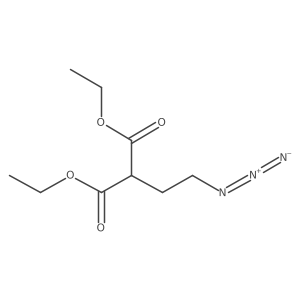 1,3-Diethyl 2-(2-azidoethyl)propanedioate结构式