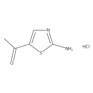 1-(2-Amino-1,3-thiazol-5-yl)ethan-1-one hydrochloride Structure