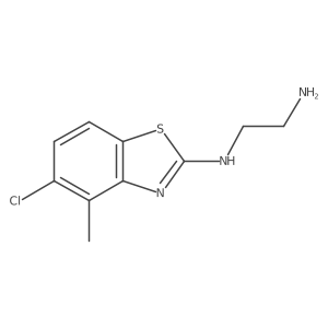N1-(5-chloro-4-methyl-1,3-benzothiazol-2-yl)ethane-1,2-diamine Structure