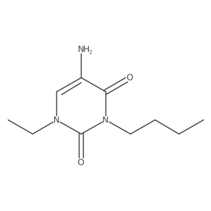 5-Amino-3-butyl-1-ethyl-1,2,3,4-tetrahydropyrimidine-2,4-dione Structure