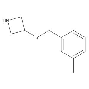 3-{[(3-Methylphenyl)methyl]sulfanyl}azetidine Structure