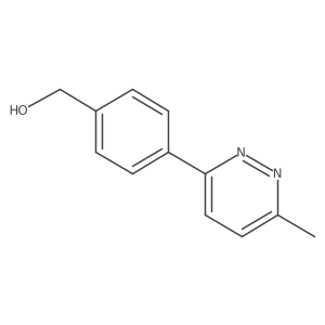 [4-(6-Methylpyridazin-3-yl)phenyl]methanol Structure