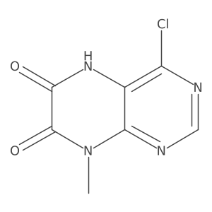 4-Chloro-8-methylpteridine-6,7(5H,8H)-dione结构式