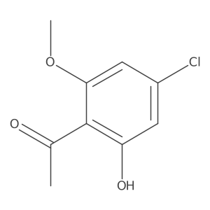 1-(4-Chloro-2-hydroxy-6-methoxyphenyl)ethanone结构式