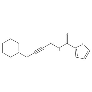 N-[4-(1-piperidyl)but-2-ynyl]thiophene-2-carboxamide Structure