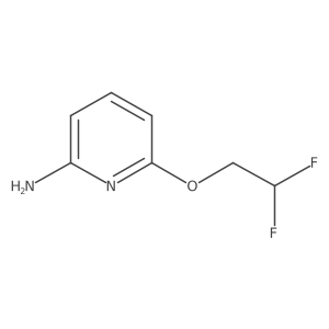 6-(2,2-Difluoroethoxy)pyridin-2-amine结构式