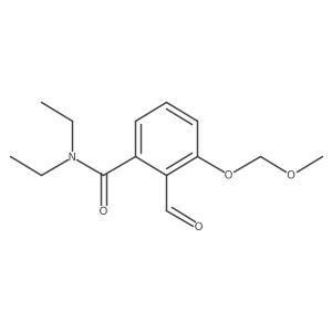 N,N-diethyl-2-formyl-3-(methoxymethoxy)benzamide Structure
