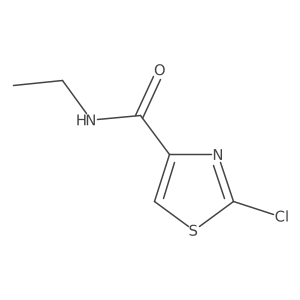 2-chloro-N-ethyl-4-thiazolecarboxamide Structure